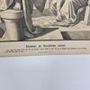 Jeremias på Jerusalems ruiner – Skolplansch / Litografi, ca 1800-talets slut