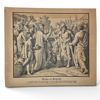 Abraham och Melchisedek – Skolplansch / Litografi, ca 1800-talets slut / 1900-tal