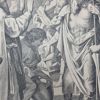 Abraham och Melchisedek – Skolplansch / Litografi, ca 1800-talets slut / 1900-tal