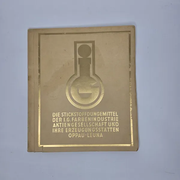 Sällsynt bok (1928): IG Farben – Die Stickstoffdüngemittel Oppau/Leuna