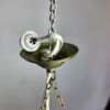 Flycatcher Art Deco Taklampa - Stegformat Marmorerat Glas, 1930/40-tal.