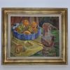 MAJA BÅÅTH (1883-1984), Olja på pannå. 