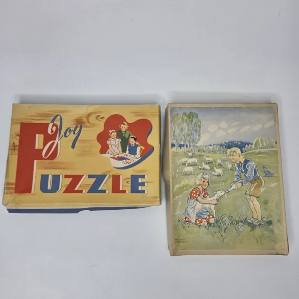 Puzzle 2st, Maj Lindman och Landet Wooden Jigsaw Complete,