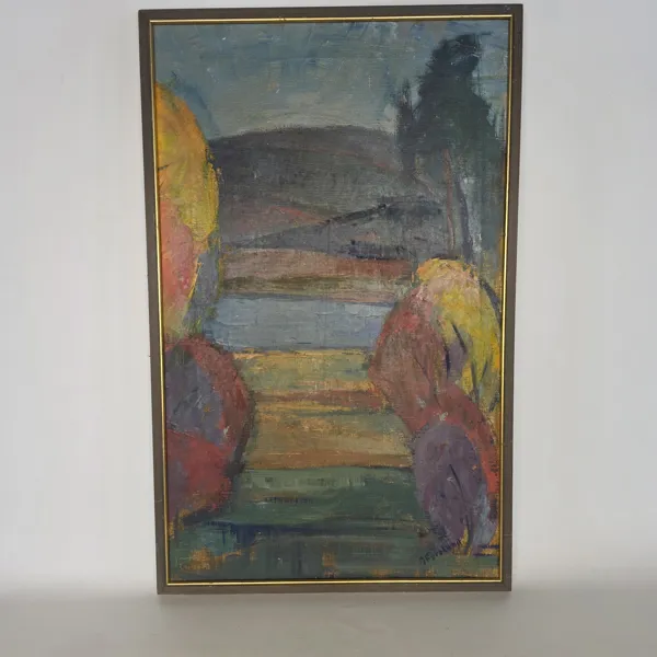 Alf Forslund (1926-2002) Olja på duk