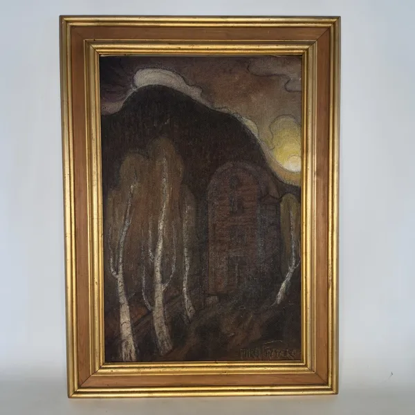 MARIA FRÖBERG (1886-1962), Sverige. Olja på pannå