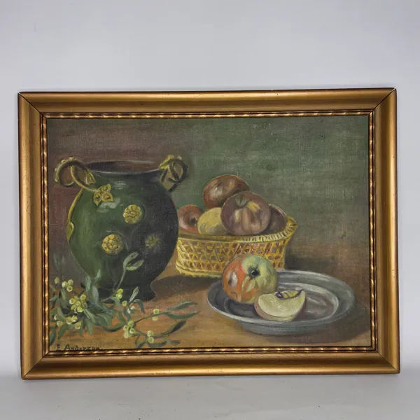 E.Anderson, Olja på duk