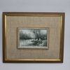 De Byon,  Sèvres, Frankrike, Handmålad porslinsplakett , ca 1900