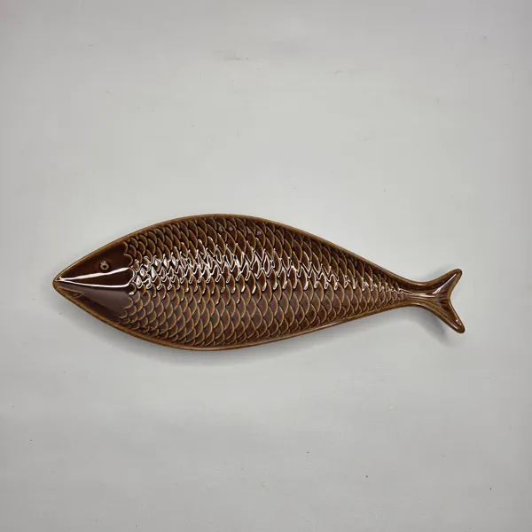 STIG LINDBERG. FISKFAT, "Fladen", Gustavsberg.