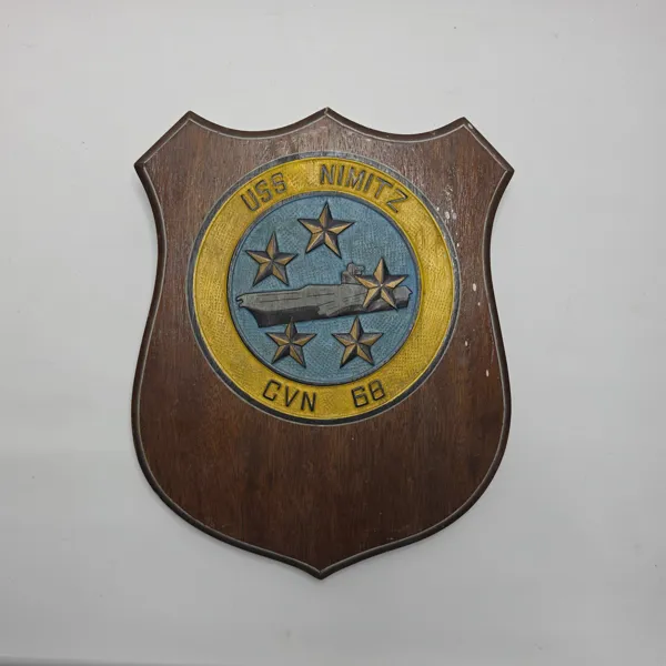 Skeppsplakett / Militaria – USS Nimitz (CVN-68)