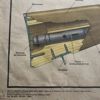 Sovjetisk Skolplansch / Militär Instruktionskarta – AK-47 & AKM (Original)