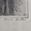 LOUIS BASTIN. Etsning, signerad och numrerad 12/360.