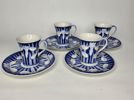 Japansk Jugendstil Porslin • Hizen Arita • 1920/30-tal. Iris