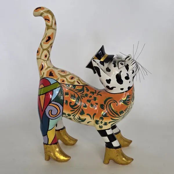 Tom’s Drag Cat "Kitty" – Äkta handmålad Thomas Hoffmann