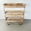 Rullvagn med Hyllor i Industristil – Vintage med Rustik Patina