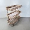 Rullvagn med Hyllor i Industristil – Vintage med Rustik Patina