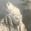 REMBRANDT. Efter "Faust", etsning, signerad.