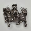 Antikt kinesiskt hängsmycke i silver – Qingdynastin (ca 45g)