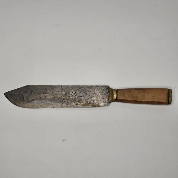 Rysk antik huggkniv / slaktkniv (ca 1890-tal) – Bröderna Terebin, Pavlovo (Tsartid)