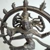 Shiva Nataraja (Dansens herre) i flammande ark, Brons-/Mässingsskulptur