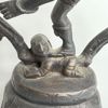 Shiva Nataraja (Dansens herre) i flammande ark, Brons-/Mässingsskulptur