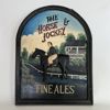 Tréskylt / Pubskylt (The Horse & Jockey – Fine Ales) – 1900-tal