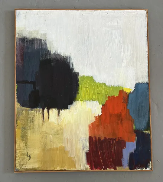 Abstrakt målning på duk – Lisa Stenqvist, 2006
