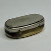 Antik tobaksdosa / Snusdosa i horn och metall – 1800-tal