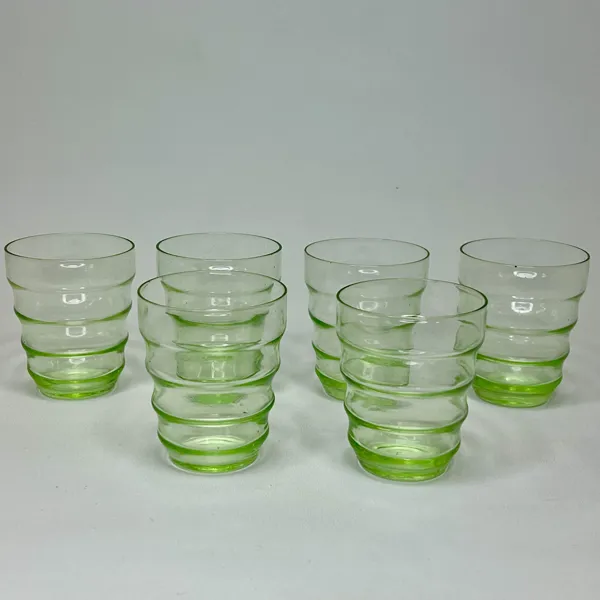 Glas / Dricksglas (uranlas) modell "Ring" – William Stenberg