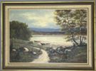 Målning / Olja: Landskap – Birger William Holmqvist