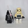 LEGO STAR WARS. Stormtrooper Alarm/klocka. Darth Vader ficklampa (lysande ljussabel)