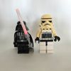 LEGO STAR WARS. Stormtrooper Alarm/klocka. Darth Vader ficklampa (lysande ljussabel)
