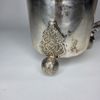 SILVER, DRYCKESKANNA, C.G.Hallberg, Stockholm. Delvis Förgylld, medalj infälld i locket. 893 gram.