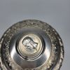 SILVER, DRYCKESKANNA, C.G.Hallberg, Stockholm. Delvis Förgylld, medalj infälld i locket. 893 gram.