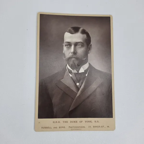 Kungligt fotografi 1890-tal – H.R.H. The Duke of York (Framtida Kung George V)