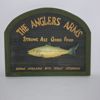 Engelsk Pubskylt i Trä – "The Anglers Arms" (Retro Barinredning)