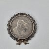 Silverbrosch / Pengabrosch med Jubileumsmynt 2 Kronor 1907 – Oscar II & Sofia, 20gram