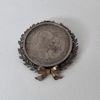 Silverbrosch / Pengabrosch med Jubileumsmynt 2 Kronor 1907 – Oscar II & Sofia, 20gram