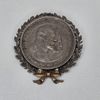 Silverbrosch / Pengabrosch med Jubileumsmynt 2 Kronor 1907 – Oscar II & Sofia, 20gram